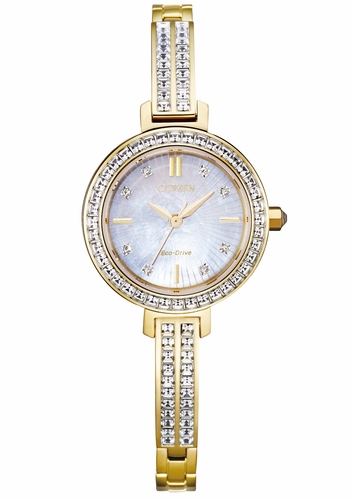 Citizen EM0862-56D Silhouette Crystal Ladies Eco-Drive Watch
