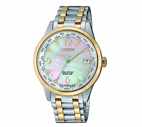 Citizen FC8008-88D World Time Ladies Eco-Drive Watch