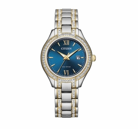 Citizen FE1234-50L Silhouette Crystal Ladies Eco-Drive Watch