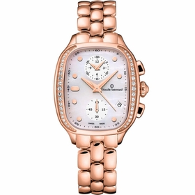 Claude Bernard 10800 37RPM NAIR Dress Code Ladies Chronograph Quartz Watch