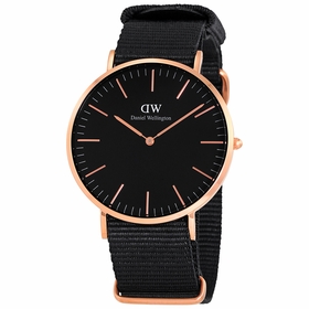 Daniel Wellington DW00100148 Classic Black Cornwall Unisex Quartz Watch