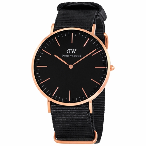 Daniel Wellington DW00100148 Classic Black Cornwall Unisex Quartz Watch