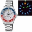 Deep Blue COMTRTPEPSWHTBRAC Daynight Mens Automatic Watch