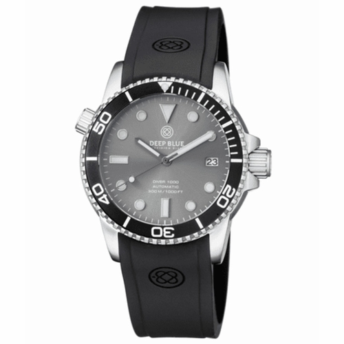 Deep Blue DIVER40SUNRAYGREY Diver 40 Collection Unisex Automatic Watch