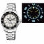 Deep Blue DNIGHTT1002893WHITE Daynight Swiss Automatic Tritium Mens Automatic Watch