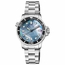 Deep Blue LIZBBLACKPLAT3 Lizzy Blue Diver Ladies Quartz Watch