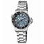 Deep Blue LIZBBLKPLAT3 Lizzy Blue Ladies Quartz Watch