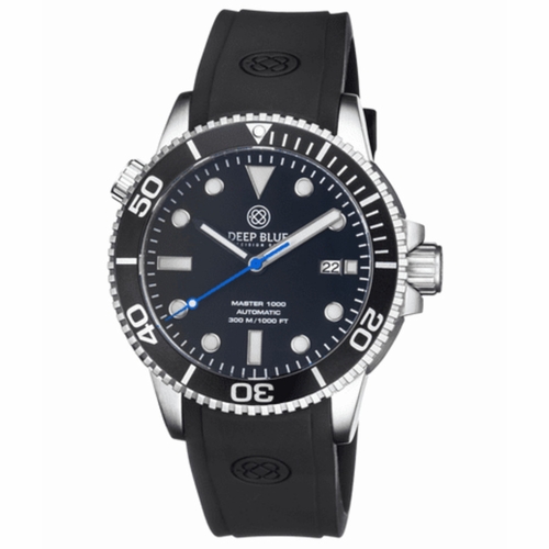 Deep Blue MAS1KBLKBLUESEC Master 1000 Collection Unisex Automatic Watch
