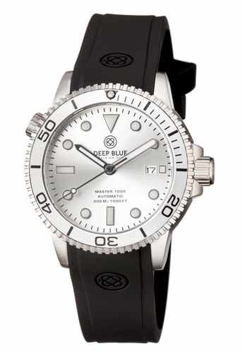 Deep Blue MAS1KSILSIL Master 1000 Automatic Diver Mens Automatic Watch