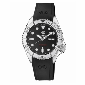 Deep Blue MILDIVERCERYMSILVBLACKSTRP Military Diver Mens Automatic Watch