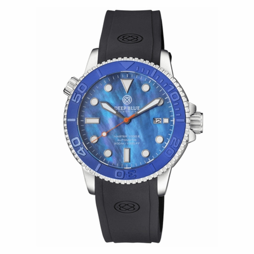 Deep Blue MSTR442BLUCERMEMBBEZBLUEMOP Master 1000 Mens Automatic Watch