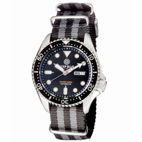 Deep Blue NATODIVERSSBLACKSTRAP NATO  Diver Automatic Unisex Automatic Watch