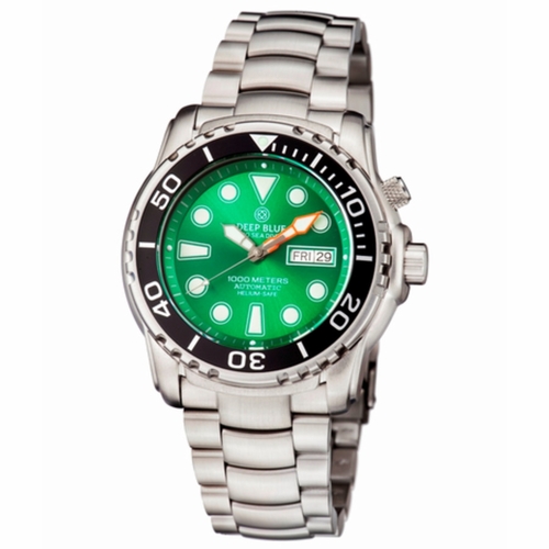 Deep Blue PSD1KGREEN Pro Sea Diver 1000 Automatic Mens Automatic Watch