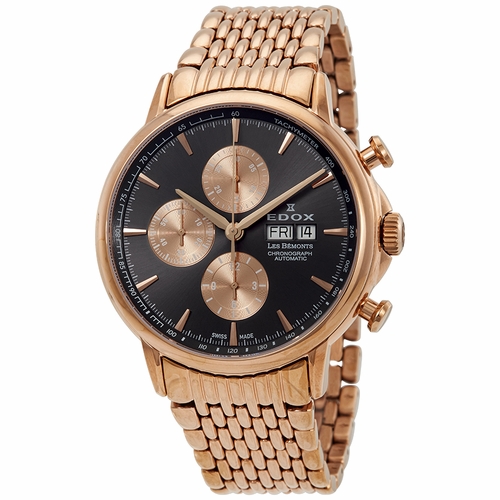 Edox 01120 37RM GIR Les Bemonts Mens Chronograph Automatic Watch