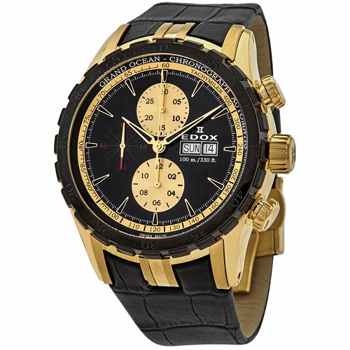 Edox 01121 357JNC NID Grand Ocean Mens Chronograph Automatic Watch