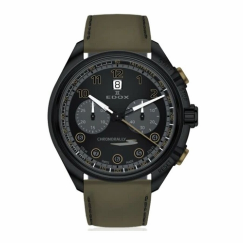 Edox 08005 37NNVCV NNV Chronorally  S Mens Chronograph Automatic Watch