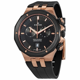 Edox 10110 357RNCA NIR Delfin Mens Chronograph Quartz Watch Edox 10110 357RNCA NIR Delfin Mens Chronograph Quartz Watch