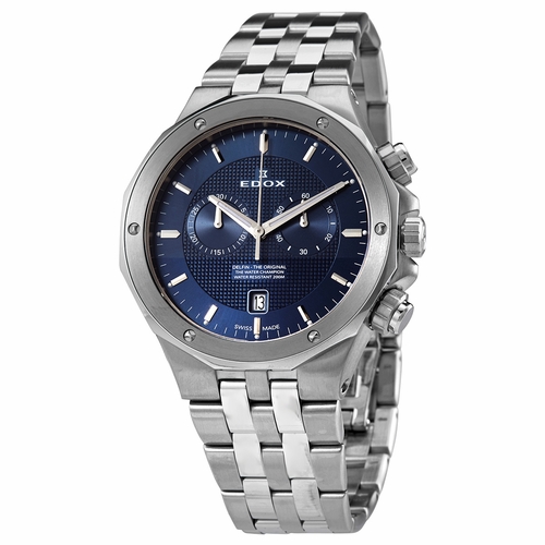 Edox 10110 3M BUIN Delfin Mens Chronograph Quartz Watch