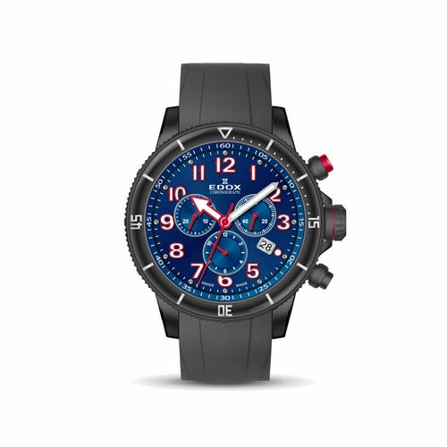 Edox 10227 37NRCA BRB CHRONORALLY S Mens Chronograph Quartz Watch