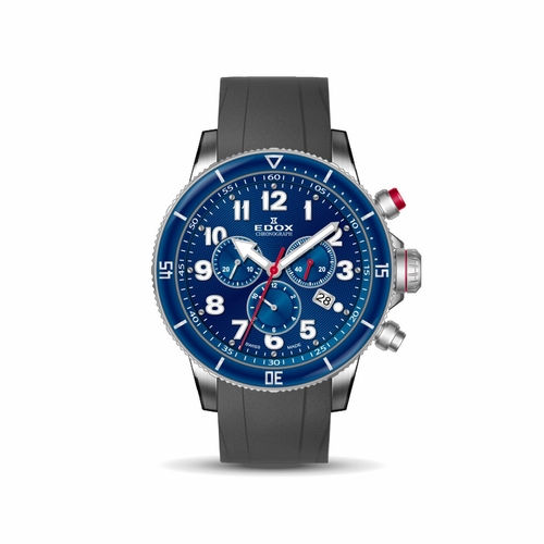 Edox 10227 3BURCA BUB Chronorally S Mens Chronograph Quartz Watch