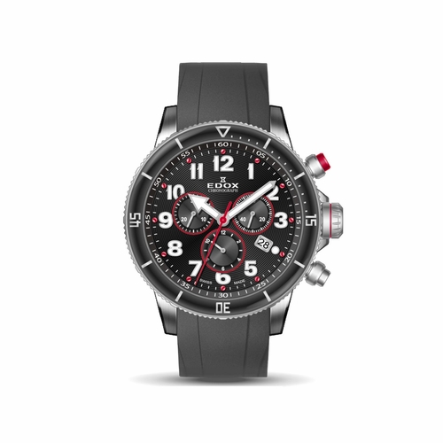 Edox 10227 3RCA NROB Chronorally S Mens Chronograph Quartz Watch