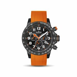 Edox 10229 37NOCA NOB Chronorally S Mens Chronograph Quartz Watch