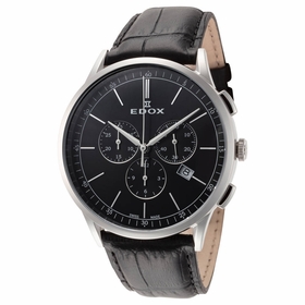 Edox 10236 3C NIN Les Vauberts Mens Chronograph Quartz Watch Edox 10236 3C NIN Les Vauberts Mens Chronograph Quartz Watch