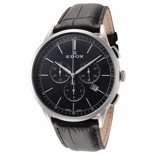 Edox 10236 3C NIN Les Vauberts Mens Chronograph Quartz Watch