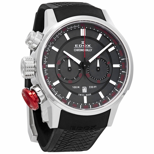 Edox 10302 3 GR3 Chronorally Mens Chronograph Quartz Watch