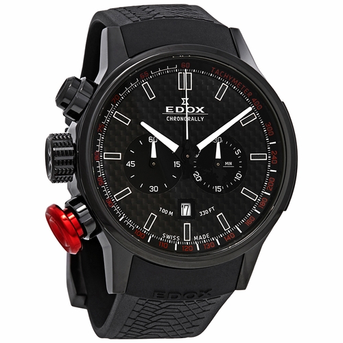 Edox 10302 37N NIN Chronorally Mens Chronograph Quartz Watch