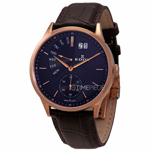 Edox 34500 37R BUIR  Mens Quartz Watch