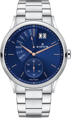 Edox 34500 3M BUIR Les Vauberts Mens Quartz Watch