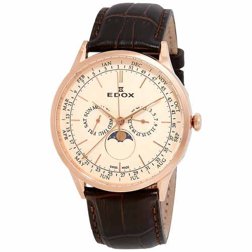 Edox 40101 37RC BEIR Les Vauberts Mens Quartz Watch