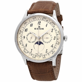 Edox 40101 3C BEBN Les Vauberts Mens Quartz Watch Edox 40101 3C BEBN Les Vauberts Mens Quartz Watch