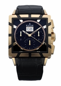 Edox 45003-357RN-NIR Classe Royale Mens Chronograph Automatic Watch Edox 45003-357RN-NIR Classe Royale Mens Chronograph Automatic Watch