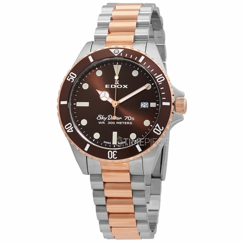 Edox 53017 357RBRM BRI SkyDiver Mens Quartz Watch Edox 53017 357RBRM BRI SkyDiver Mens Quartz Watch