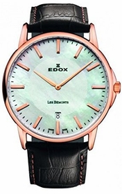 Edox 56001 37R NAIR Les Bemonts Mens Quartz Watch Edox 56001 37R NAIR Les Bemonts Mens Quartz Watch