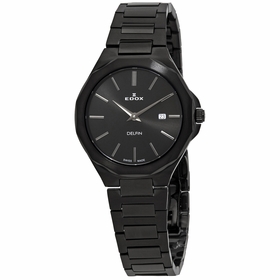 Edox 57005 37NM NIG Delfin Ladies Quartz Watch Edox 57005 37NM NIG Delfin Ladies Quartz Watch