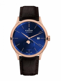 Edox 80500 37R BUIR Les Vauberts Mens Automatic Watch Edox 80500 37R BUIR Les Vauberts Mens Automatic Watch