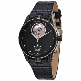 Edox 85012 357N NIN Grand Ocean Open Heart Ladies Automatic Watch Edox 85012 357N NIN Grand Ocean Open Heart Ladies Automatic Watch