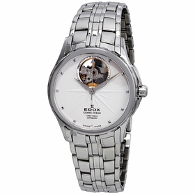 Edox 85013 3 AIN Grand Ocean Open Heart Ladies Automatic Watch Edox 85013 3 AIN Grand Ocean Open Heart Ladies Automatic Watch
