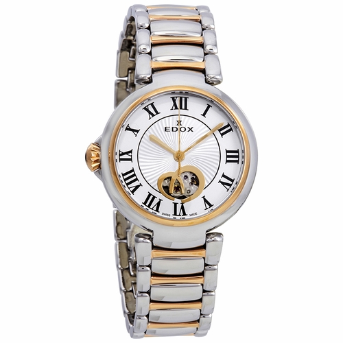 Edox 85025 357RM ARR LaPassion Open Heart Ladies Automatic Watch