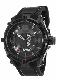 Elini Barokas ELINI-20000-BB-01-GRYA Fortitudo Duo Mens Quartz Watch Elini Barokas ELINI-20000-BB-01-GRYA Fortitudo Duo Mens Quartz Watch