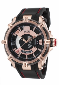 Elini Barokas ELINI-20000-RG-01-BB Fortitudo Duo Mens Quartz Watch Elini Barokas ELINI-20000-RG-01-BB Fortitudo Duo Mens Quartz Watch