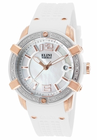 Elini Barokas ELINI-20005D-RG-02-WHT-SB Spirit Ladies Quartz Watch Elini Barokas ELINI-20005D-RG-02-WHT-SB Spirit Ladies Quartz Watch