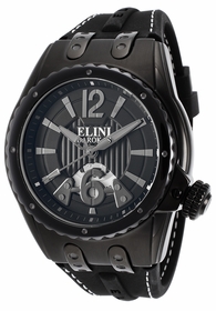 Elini Barokas ELINI-20007-BLK Genesis Vision Mens Quartz Watch Elini Barokas ELINI-20007-BLK Genesis Vision Mens Quartz Watch