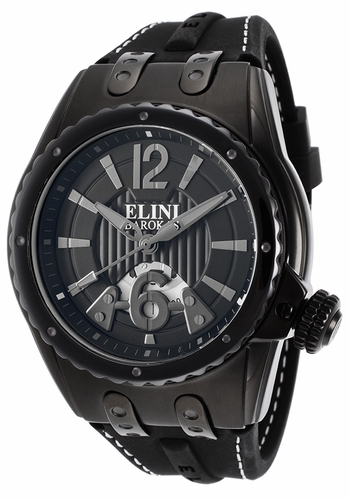 Elini Barokas ELINI-20007-BLK Genesis Vision Mens Quartz Watch