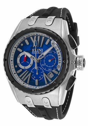 Elini Barokas ELINI-20008-03-BB Genesis Mens Chronograph Quartz Watch