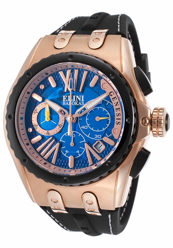 Elini Barokas ELINI-20008-RG-03-BB Genesis Mens Chronograph Quartz Watch