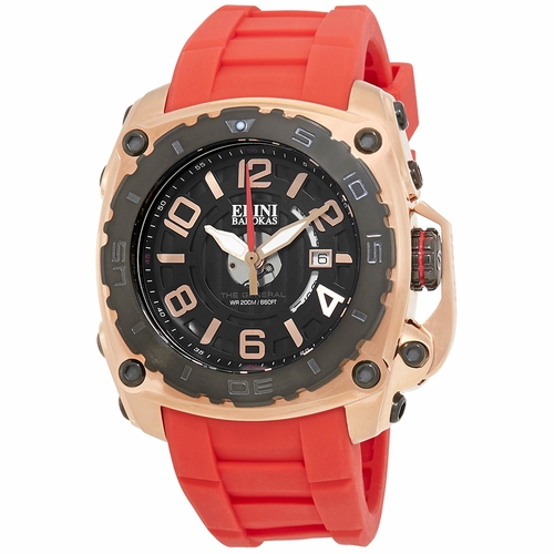 Elini Barokas ELINI-20009-RG-01-BB-RDS The General Mens Quartz Watch
